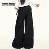 Beautiful Wardrobe Women's High-Waist Wide-Leg Draped Commuter Trousers