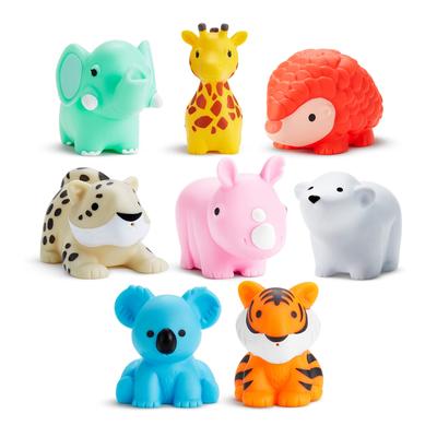 Munchkin Floating Water Guns, Set of 8, Wild Love, Floating Animal Water Guns, Bath and Pool Toys for Babies and Kids, TYMU21353001