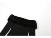 Damen Farbe Block Ein-Schulter Bodycon Kleid Herbst/Winter 2025