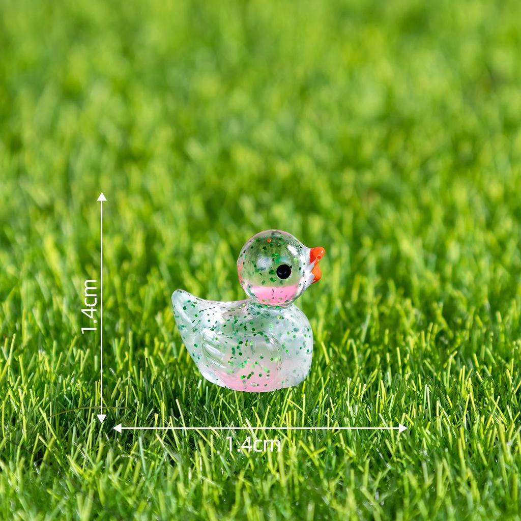 Pryskyřičná svítící kachna DIY komponenty pro šperky a vlasové doplňky