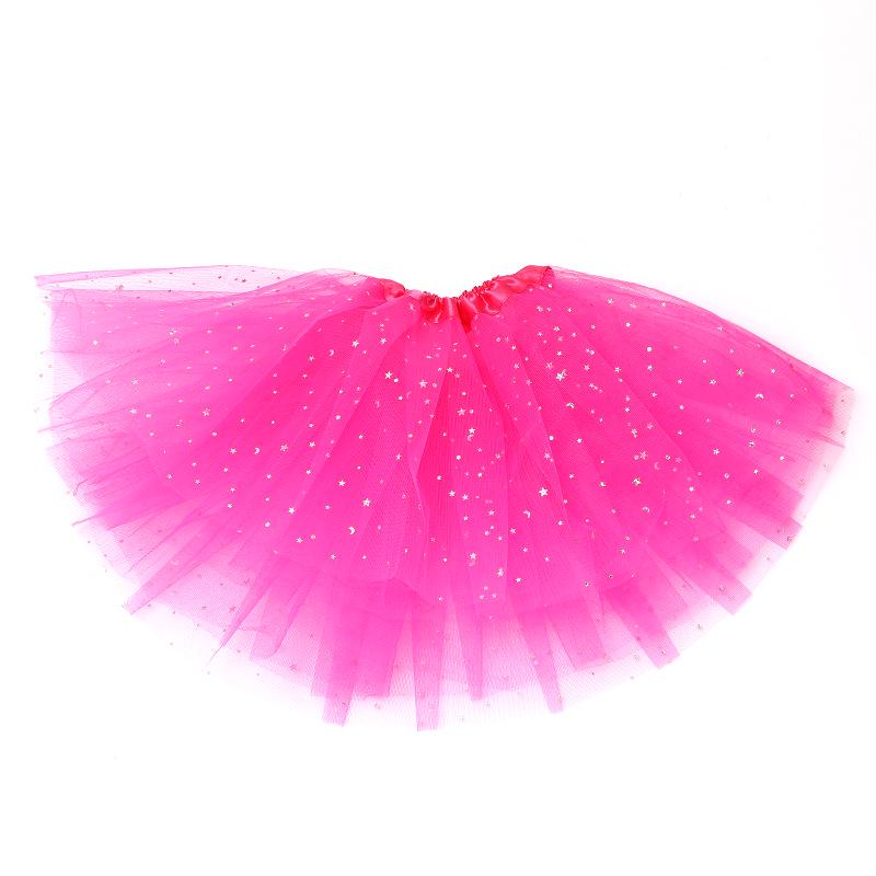 

Пышная юбка-пачка для девочек - Принцессина трехслойная балетная юбка для детей 30CM розы красного