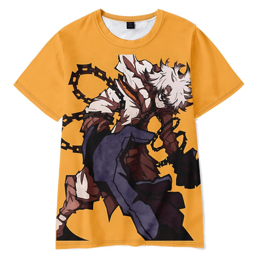 6 Colors Women Men's T-shirts GACHIAKUTA Printed O-Neck Oversized Short Sleeves T Shirt Fashion Mens Clothing Streetwear