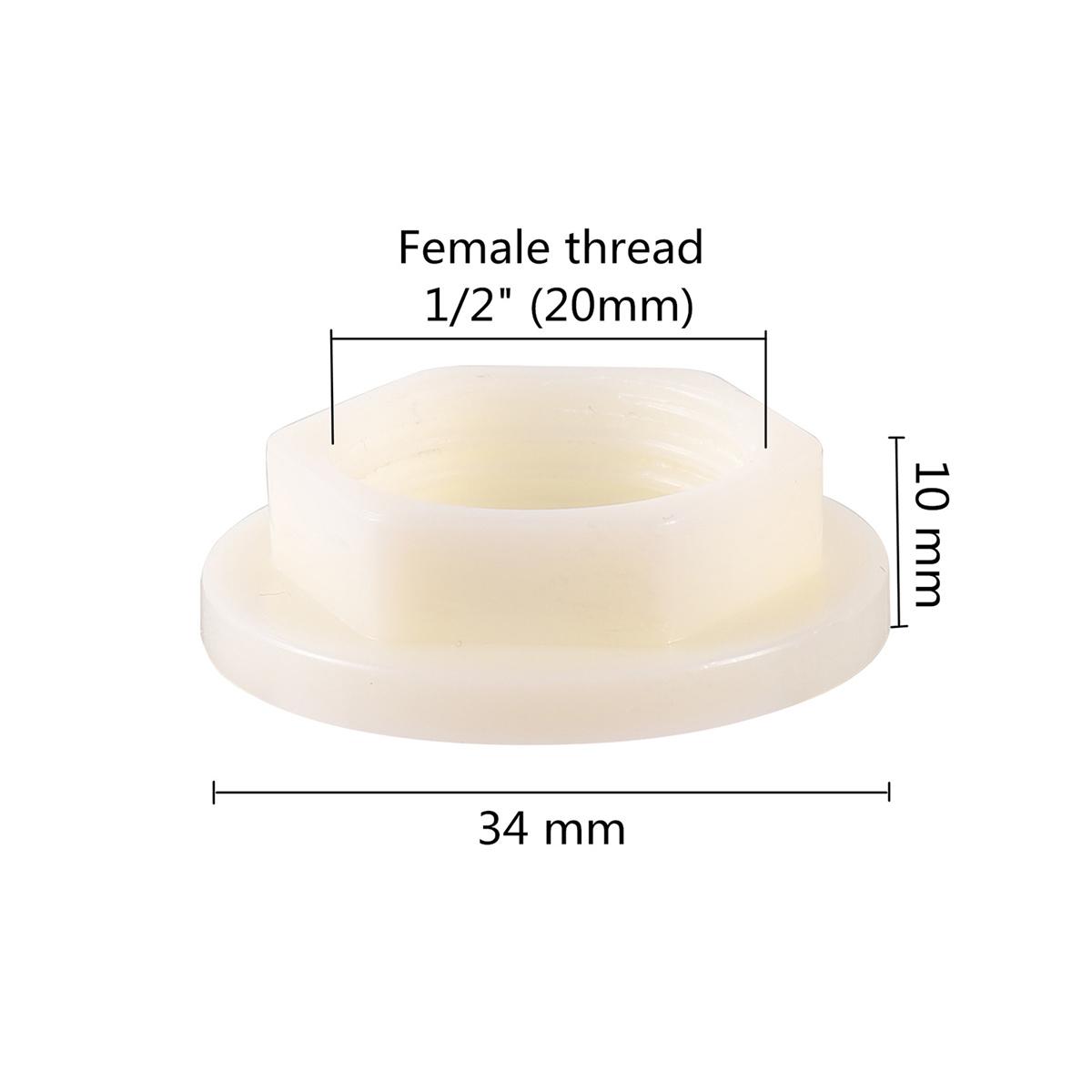 

1/2 3/4 1 Female/Male Thread Reducing Connectors Garden Irrigation Plastic Joints Fish Tank Aquarium Drain Pipe Fittings 5Pcs