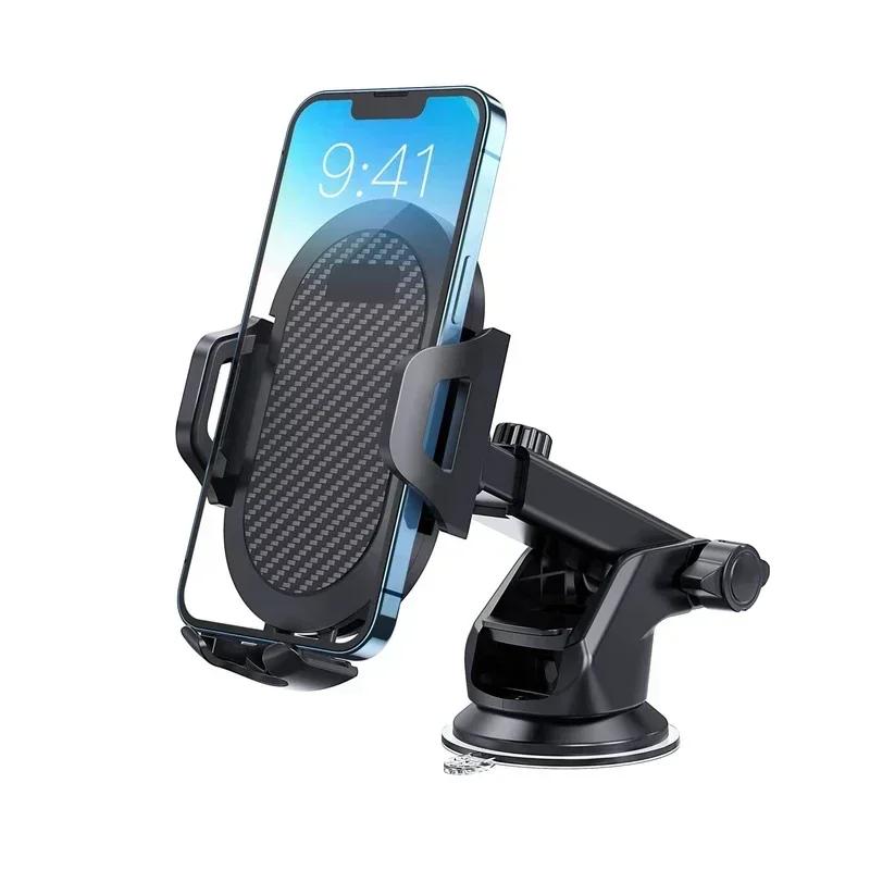 1PCS Car Phone Holder Smartphone Mount Stand GPS Telefon Mobile Cell Support For IPhone 16 15 14 13 Pro Max Xiaomi Samsung