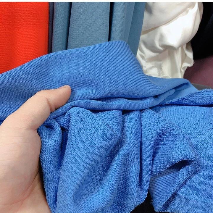 Wide 180cm French Terry Loop Cotton Knitted Fabric Abrasion-Resistant Sweatshirt Sweater Suit Sports Casual Wear Comfortable