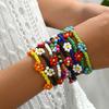 8pcs Bohemia Elastic Beaded Bracelet Multi Beaded Charms Bracelet Set  Summer