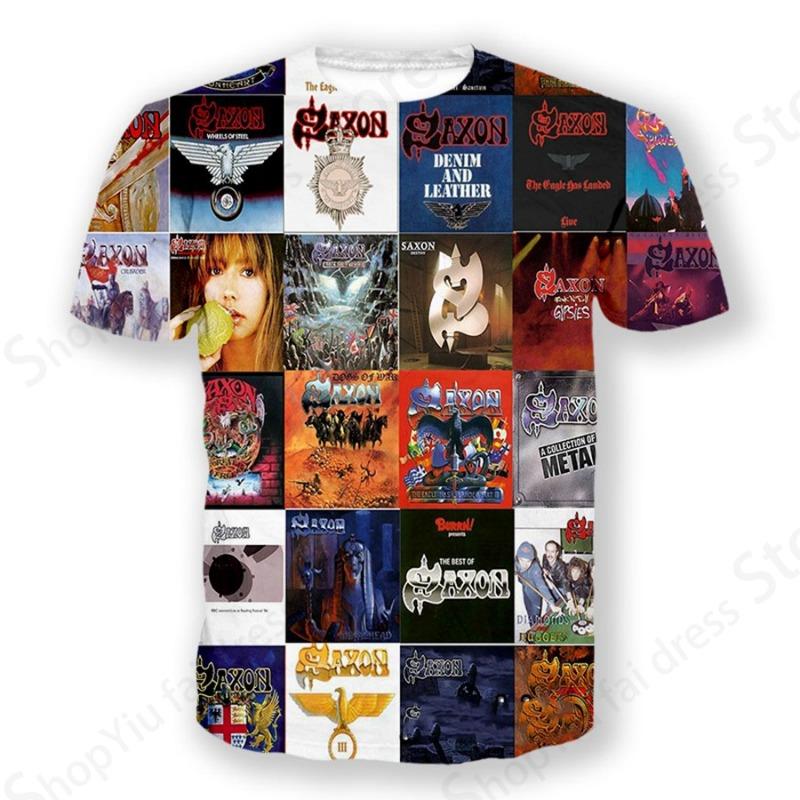 MANOWAR Rock Hip-hop Band 3D Print Sports Quick-dry Breathable Men T-shirt Street Casual Fashion Short-sleeve Clothing Summer