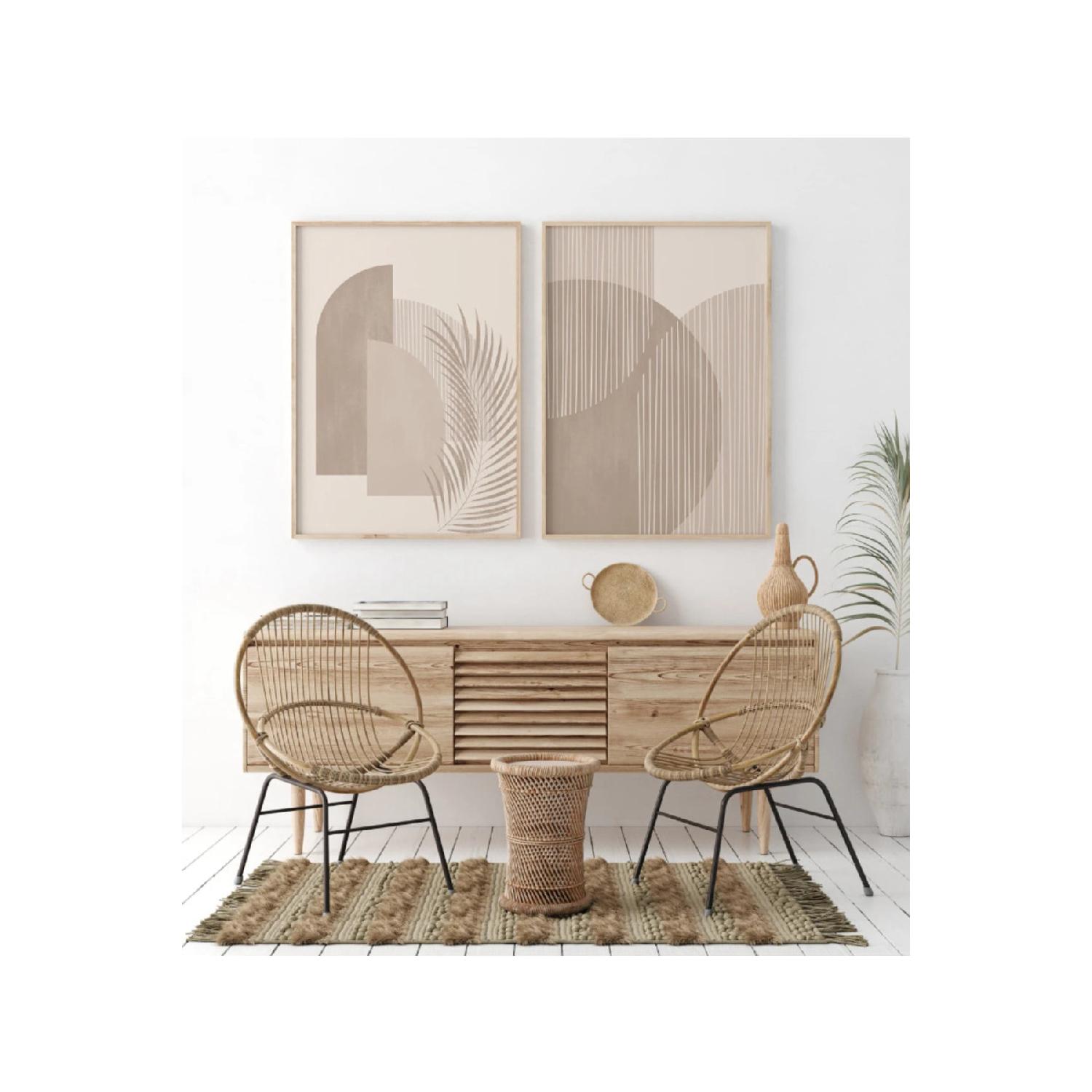 

Абстрактная картина из 2 частей в деревянной рамке 30 x 40