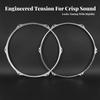 2 Pieces 14-Inch Drum Hoop Polished Hardware Easy to Install for Music Students