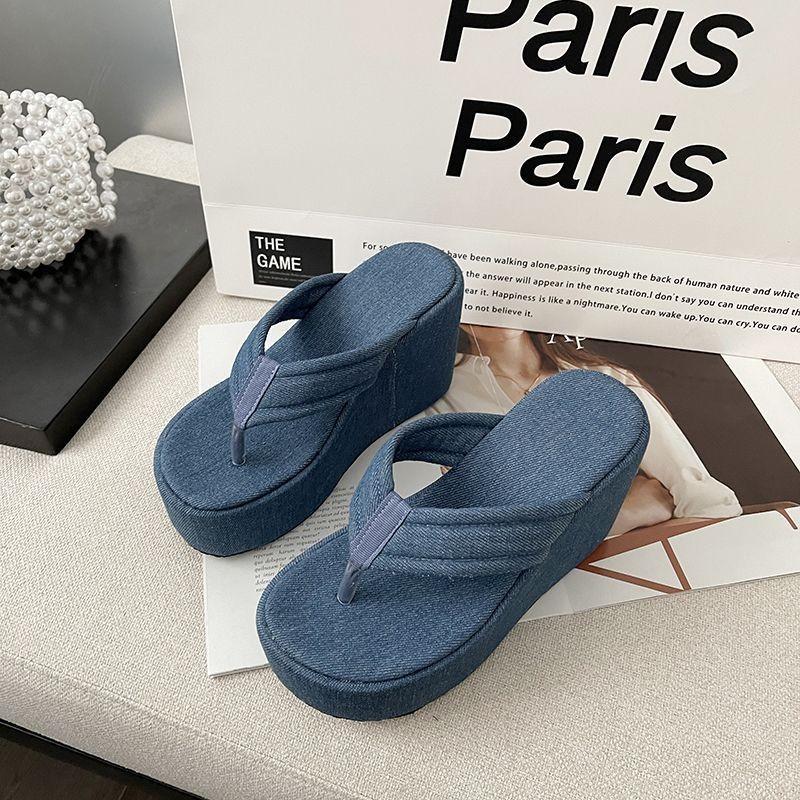 Stylish Summer Platform Wedge Sandals For Women With Thick Sole And Casual Design