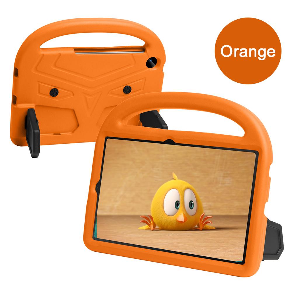 Étui Rose Sûr en EVA pour Enfants pour Samsung Tab A9 Tab S6 Lite P610 P615 P613 Tab A8 Tab A9 Plus Housse de Tablette Résistante aux Chocs Support Intégré For Tab A9 Plus orange