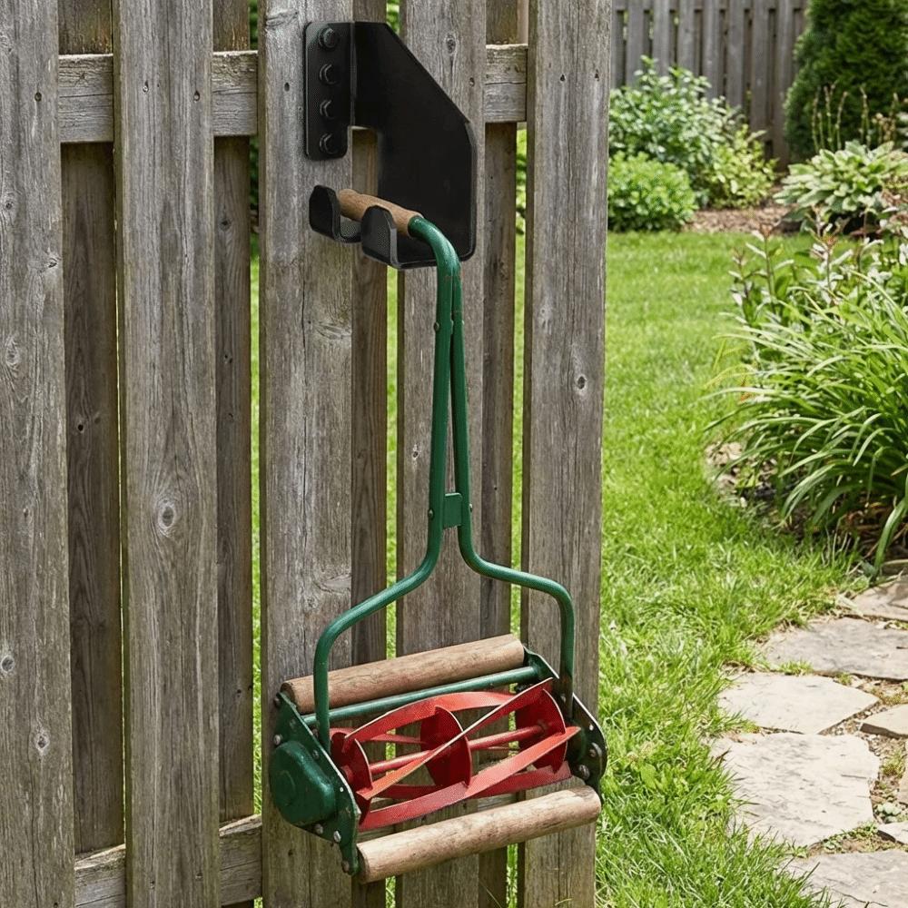Heavy-Duty Wall Mount Chainsaw Holder Iron Shovel Hanger Chainsaw Rack  Garden Tool Storage