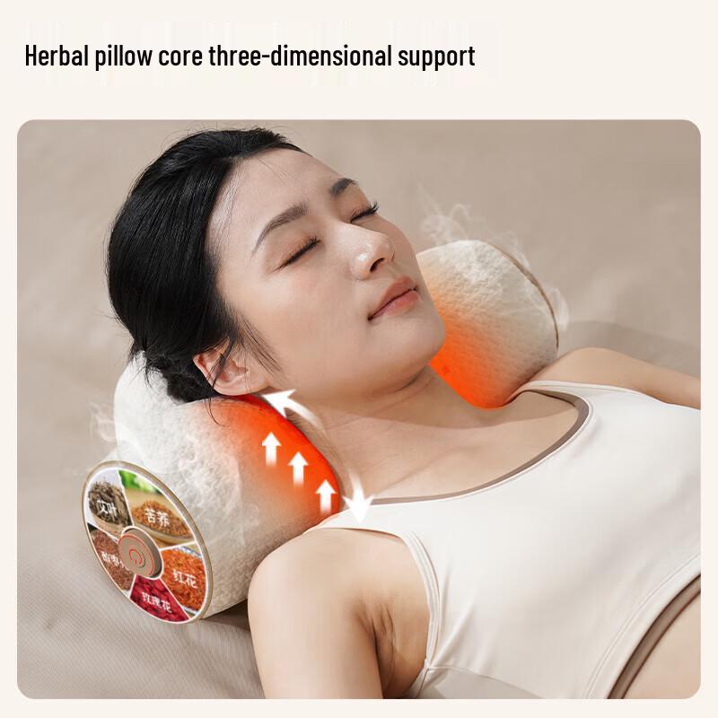 HEZHENG Heated Cervical Neck Traction Massager Pillow CN plug (adapter included)