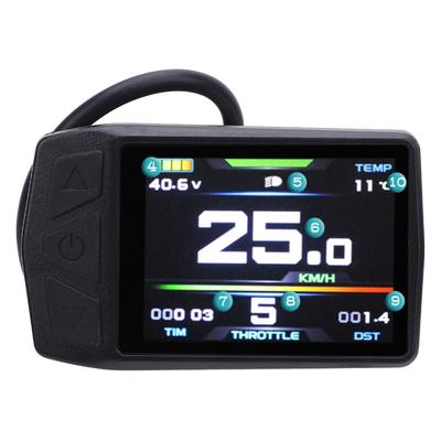 Elektrisches Fahrradpanel mit USB-Ladeanschluss und wasserdichtem Stecker Farb-LCD-Anzeigemeter für KT TF01