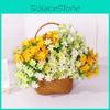Daisy Flower Realistic Arrangement For Bridal Bouquet Home Decoration Shoot Photo