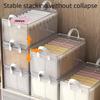 M-1 Pc Transparent PVC Solid Steel Frame Storage Box,waterproof,underwear Storage Basket,suitable for Home and Dormitory Use