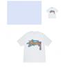 Mens Loose Fit Cotton Blend Short Sleeve T-Shirt With Cartoon Print Breathable Casual Tee Teens Adults