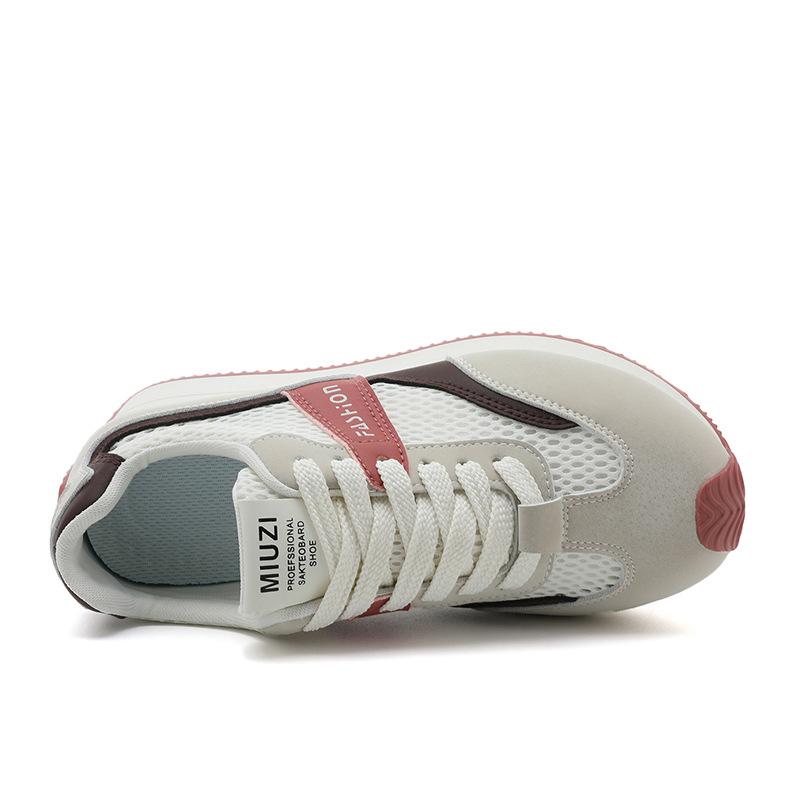 New Summer Women Shoes Casual Sneakers Popular Mesh Breathable Womans Platform Running Shoes Korean Student Board Shoes De Mujer