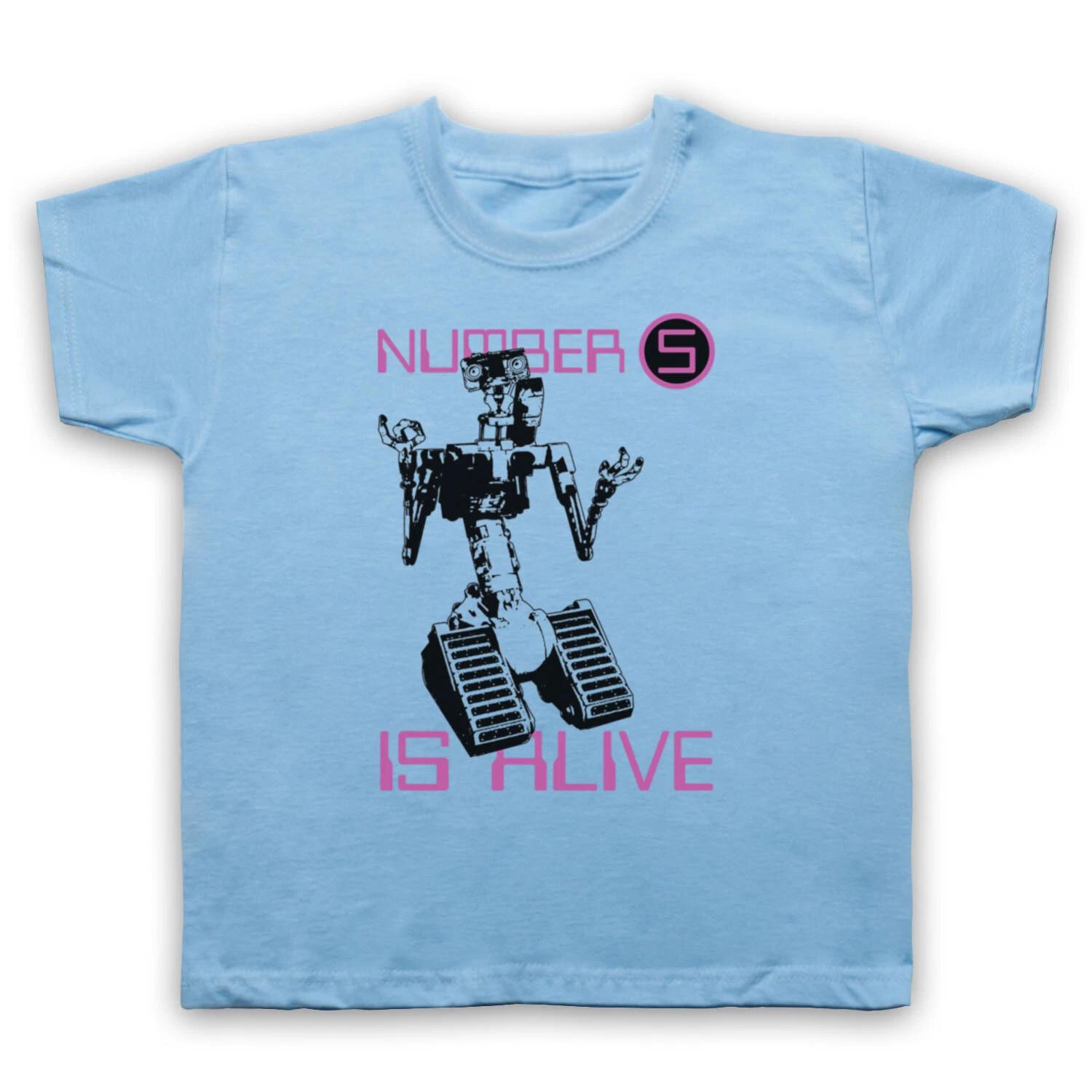 NUMBER 5 IS ALIVE UNOFFICIAL SHORT CIRCUIT ROBOT FILM KIDS CHILDS T-shirt 150