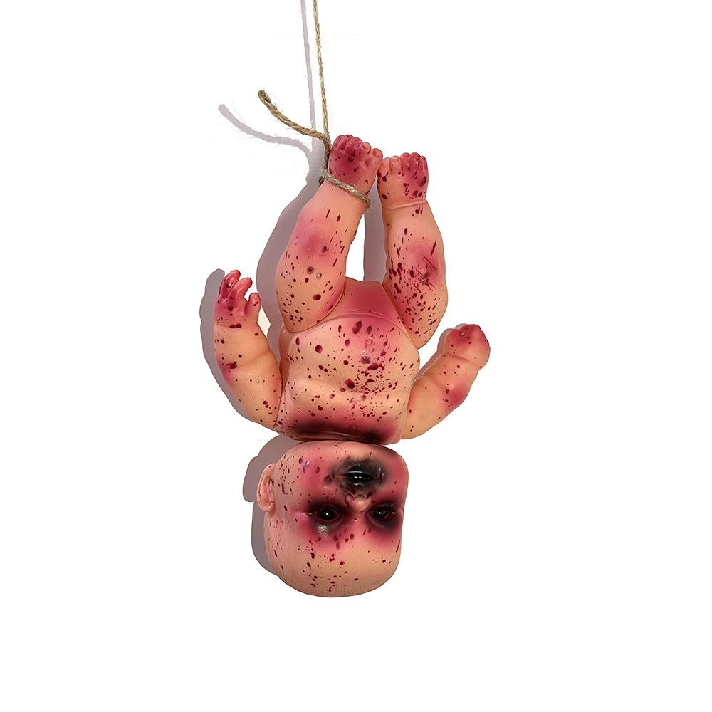 Ghost Halloween Day Rebirth Zombie Elf Doll Terror Prop Decoration Toys New Dolls For Kids Adults Children's Birthday Gift Holiday Present Suitable