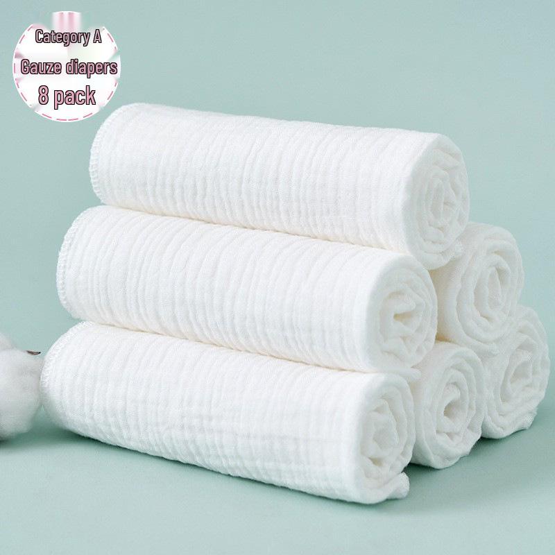 

Ultra-thin Newborn Cotton Gauze Diapers: Double-Layer, Absorbent, Washable, Breathable in Mustard