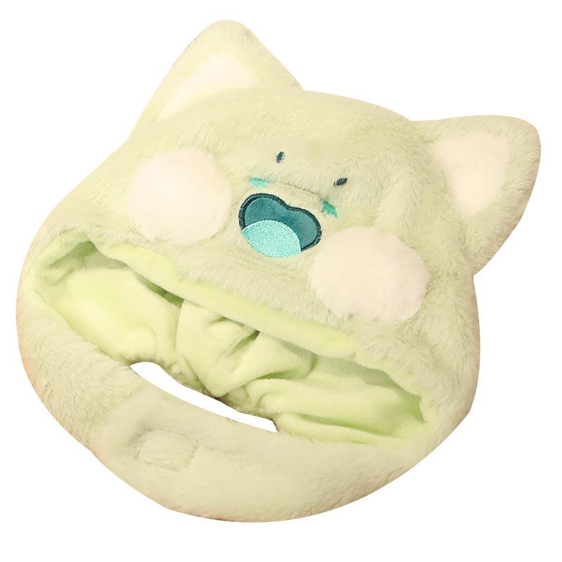 Winter Weiche Warme Mütze Doodle Katze Hase Plüsch Stofftier Mütze Niedlich Baby Junge Mädchen Freundin Warmer Begleiter Geschenk