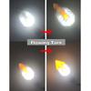 Universal 2Pcs Dual colors White Amber DRL Flowing Turn Signal Indicator Lights