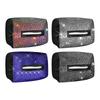 Diamond Car Tissue Box Universal Auto Interior Paper Towel Storage Bag Tissue Holder Auto Seat Back Headrest Hanging Paper Bag