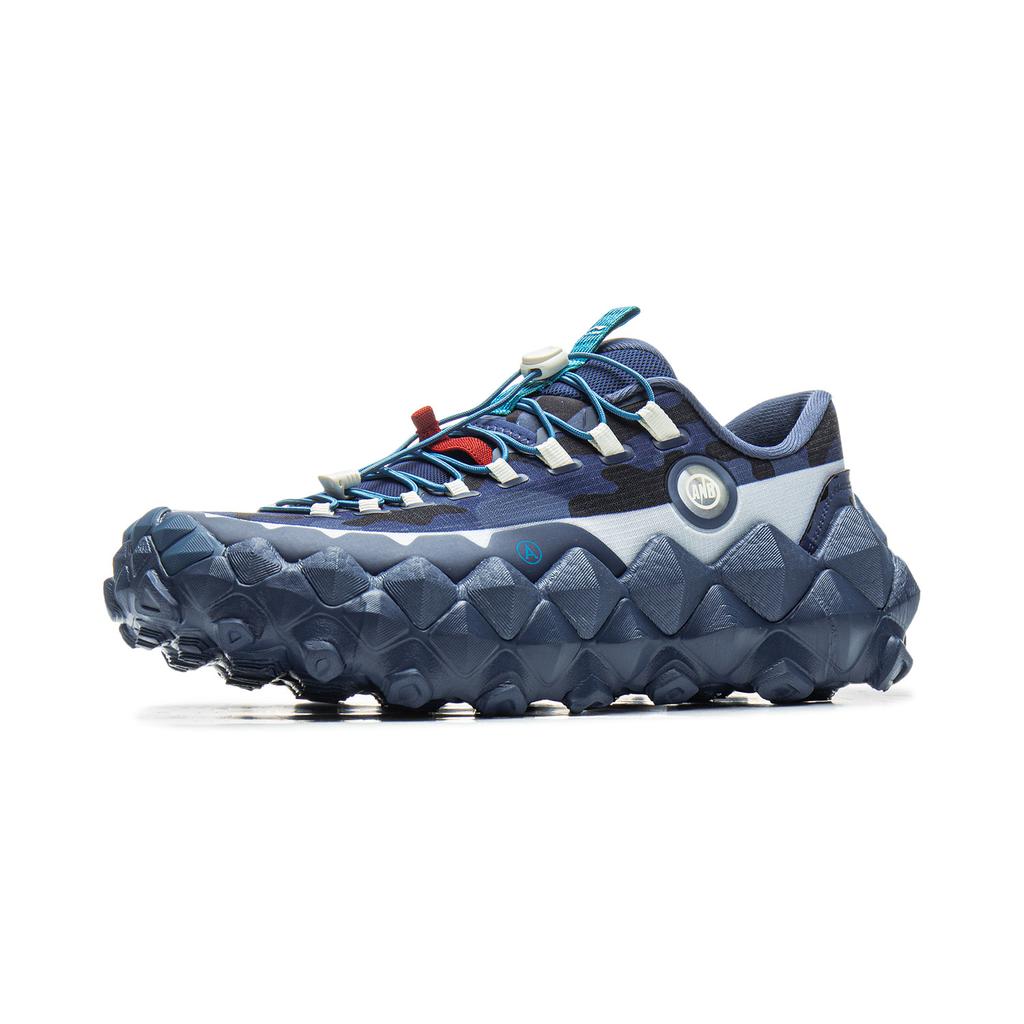 Li Ning Anb X  Lightweight High Resilience Trend Sports Slip Resistant Wear Resistant Low Top Casual Shoes Unisex Casual Shoes Blue AZGV113-5