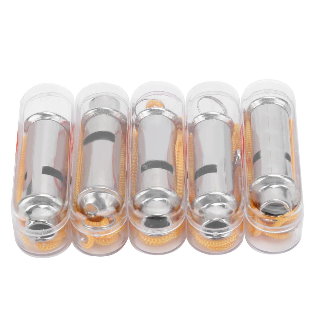 Stainless Steel Ultrasonic Pigeon Whistle with Lanyard for Dog Bird Eagle Parrot Training