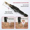 Adjustable Woodworking Countersink Drill Bit Set - Hex Shank, Fast Chip Removal & Hole Opener.