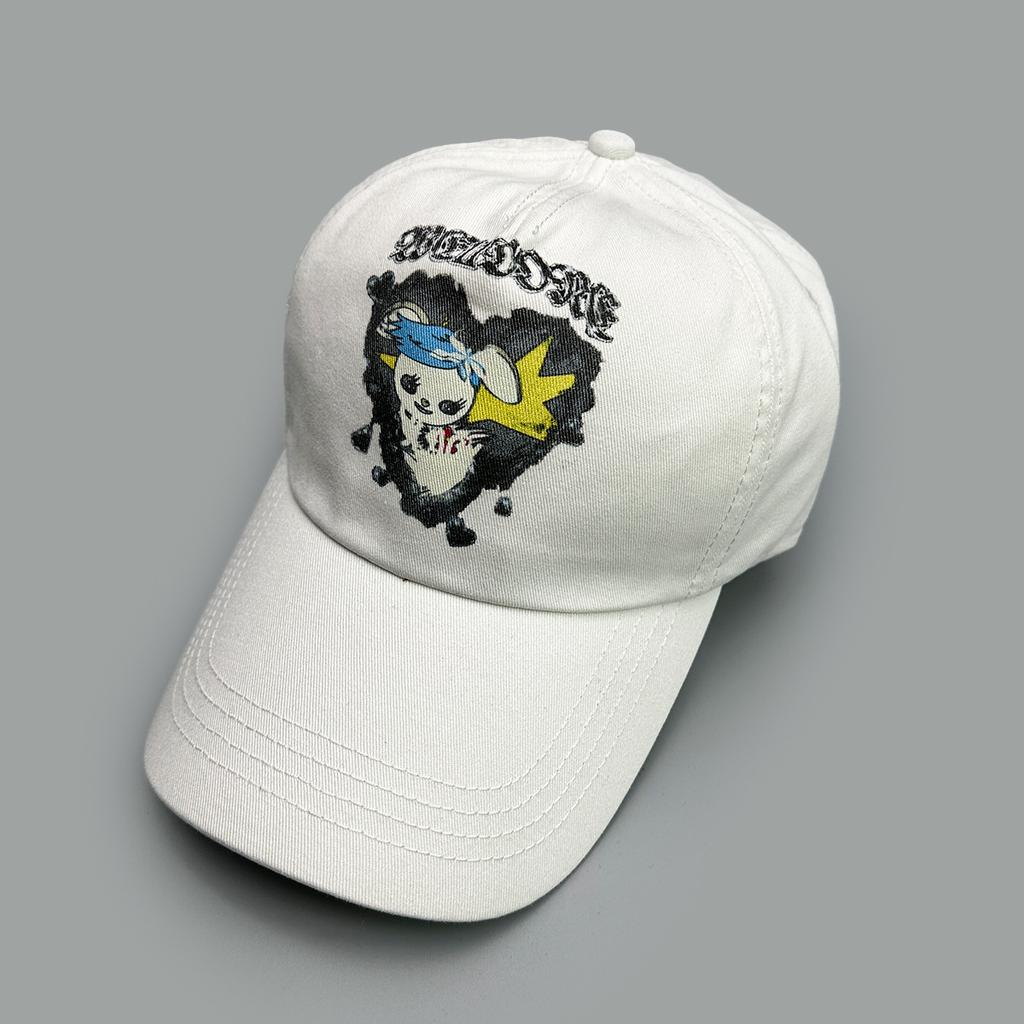 Design Cartoon Pattern Printed Baseball Cap Men'S And Women'S Sunshade Fun Cute Casual Cap