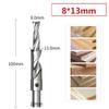 Professional Woodworking Tool Double Hole Opener Countersink Drill Bit