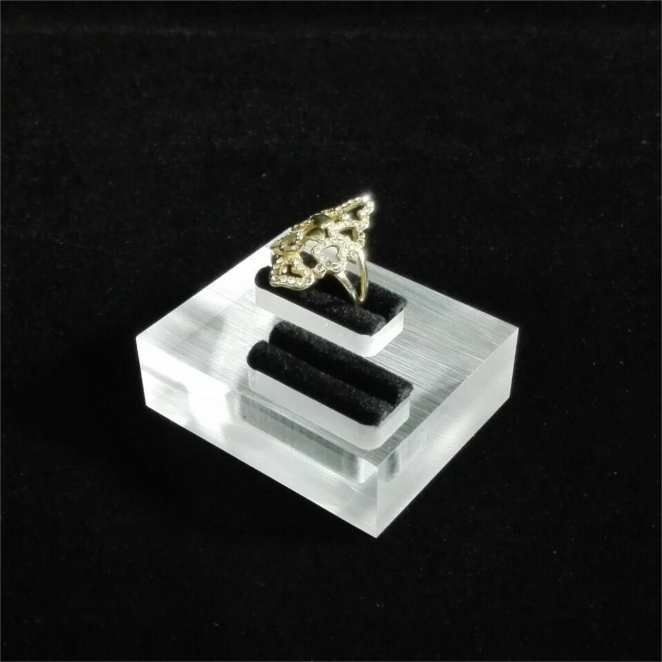 Acrylic High-End Jewelry Display Stand and Storage Rack for Rings 5.5*4.5*1.8CM