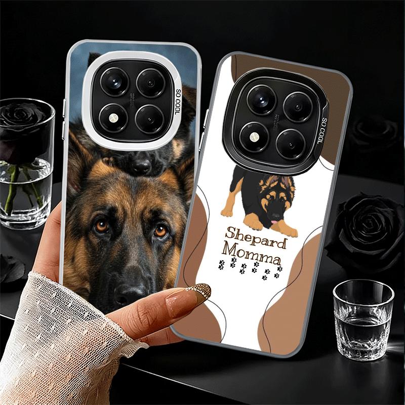 German Shepherd Dog Shockproof Phone Case for Xiaomi Redmi Note 15 14 13 12 Pro Plus 11 11S 11T 5G Cover Anti Fall Fundas