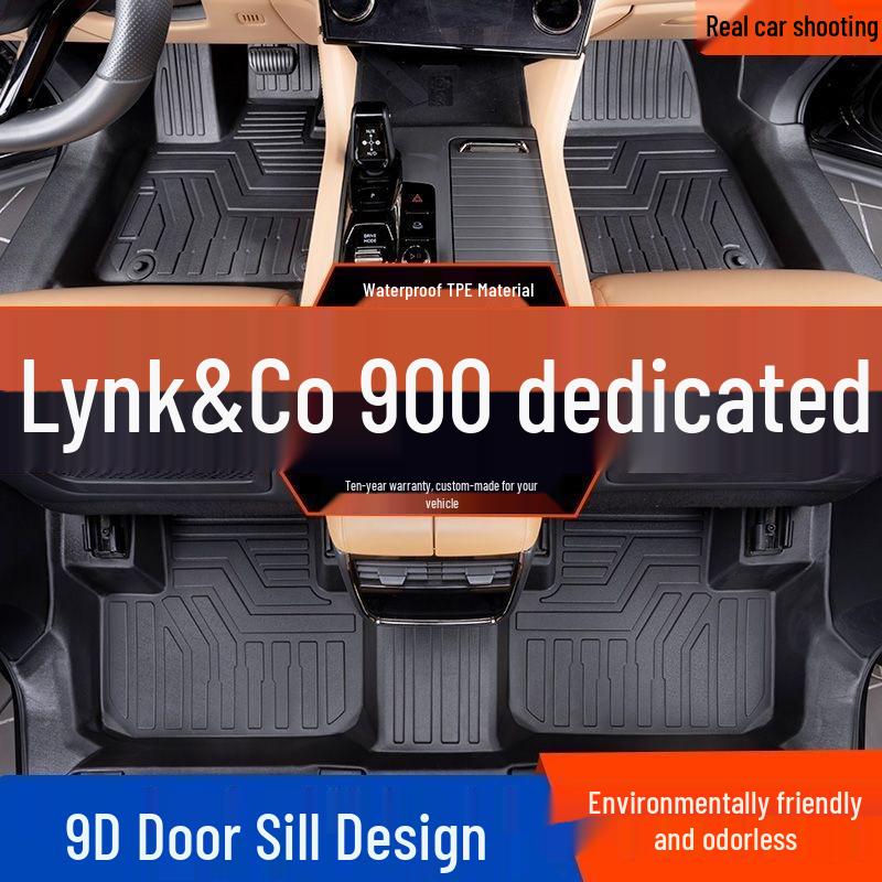 Lynk & Co 900 TPE Floor Mats 2025: Full Coverage Decorative Interior Car Accessories