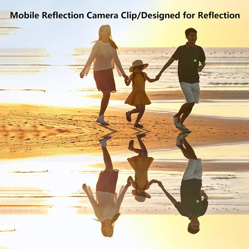 Handykamera Spiegelreflexion HD-Objektiv Selfie-Reflektor Spiegel Aufnahmen Universal Handy Reflexionsclip Rückseite Outdoor-Objektiv