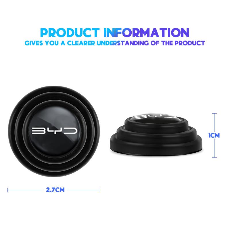 4Pcs Car Door Anti-shock Pad Anti-noise Buffer Gasket Auto Interior For BYD E6 Tang Qing Yuan I3 S7 G3 M6 E5 E2 Dmi 2din G6 Qin