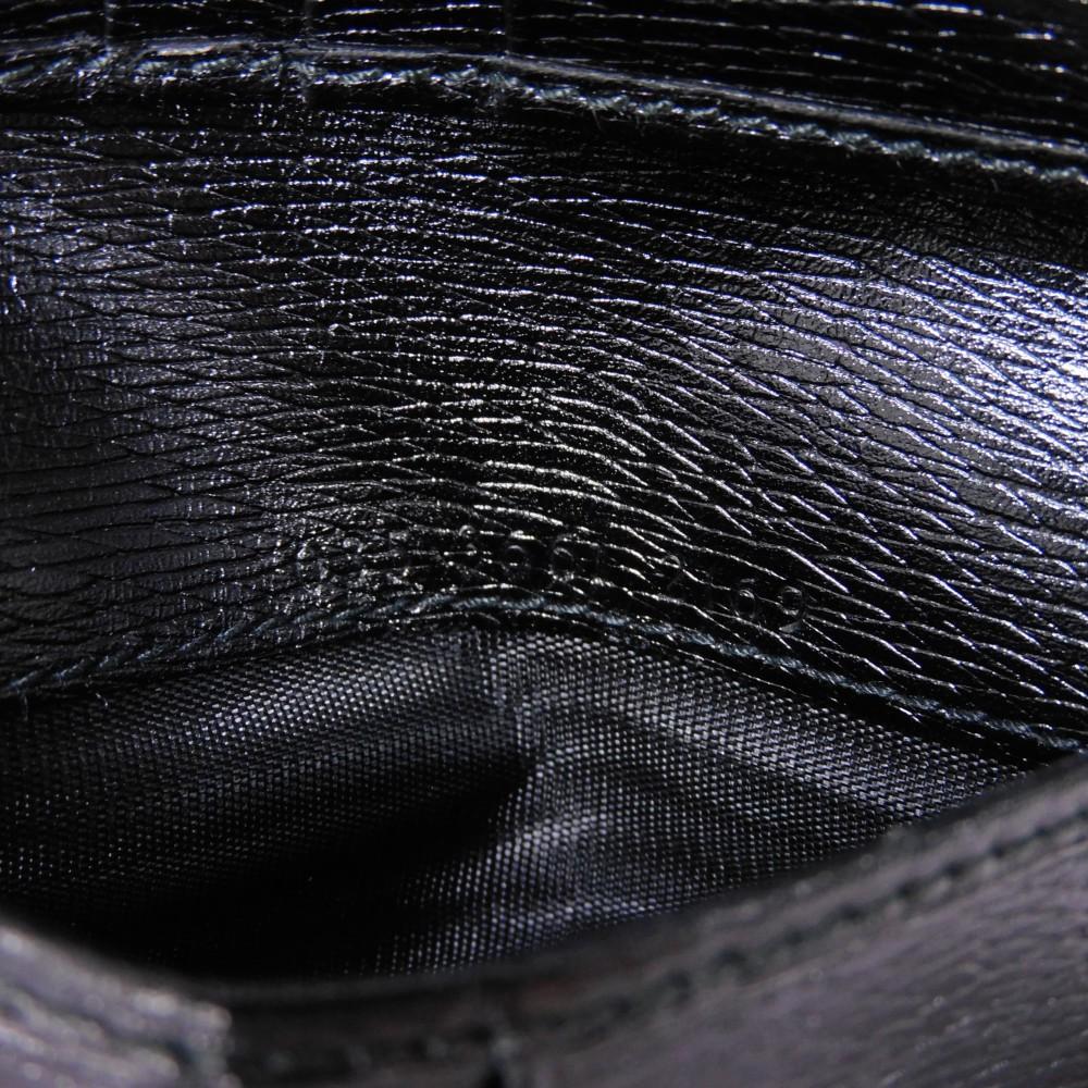 Used 9539 Old Jackie Compact Wallet 035 2169 7941 Vintage Gold Billfold Coin Purse Black Unisex from Japan AUTHENTIC