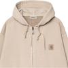 Carhartt WIP Hooded Nelson Jacket Loose Fit Square Label Kangaroo Pocket Zip Long Sleeve Jacket Men jackets I033064-2LP-GD