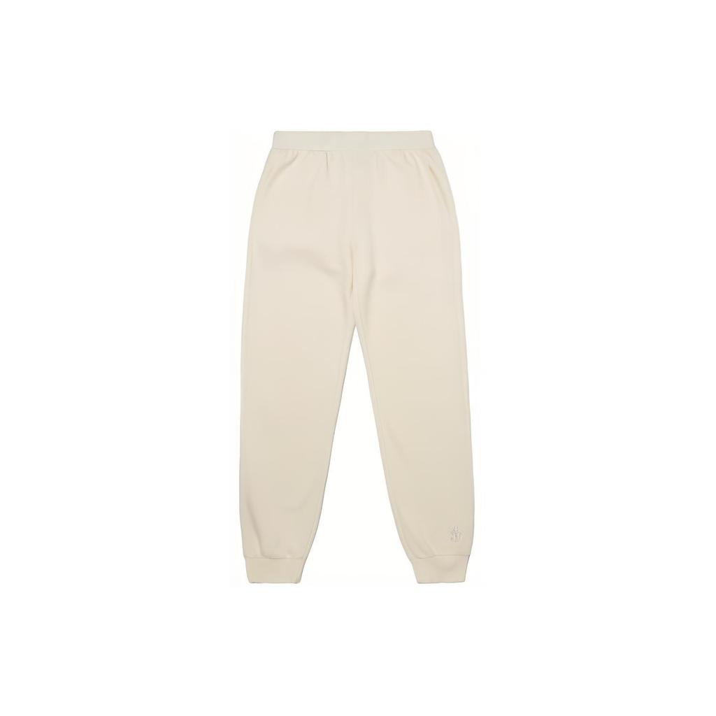New MLB Knitted Sports Pants Unisex Cream 3FTPB0221-50CRS