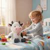 Cartoon Cow Stuffed Plush Doll Fluffy Cow Plush Toy Animals Cow Toys  Christmas Toy