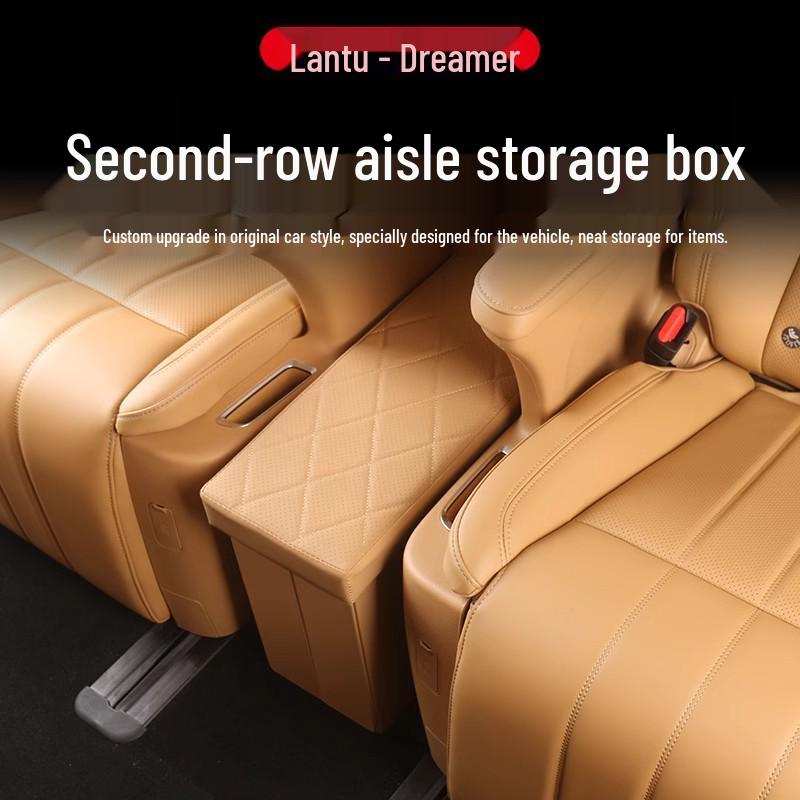 Lantu Dreamer Foldable Middle Row Armrest Storage Box