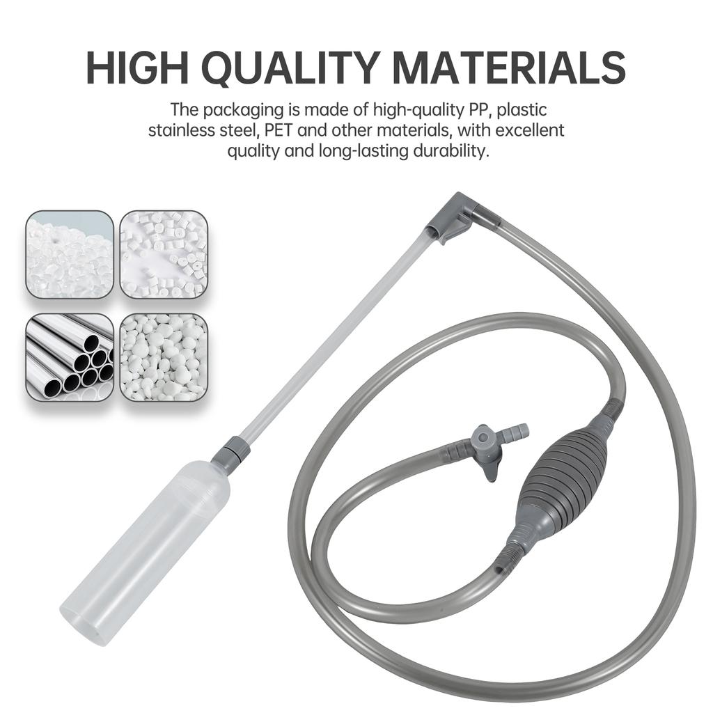 10ft Manual Pool Vacuum Cleaner Hot Tub Vacuum Cleaner with Strong Suction Flexible Handheld Spa Vacuum Cleaner