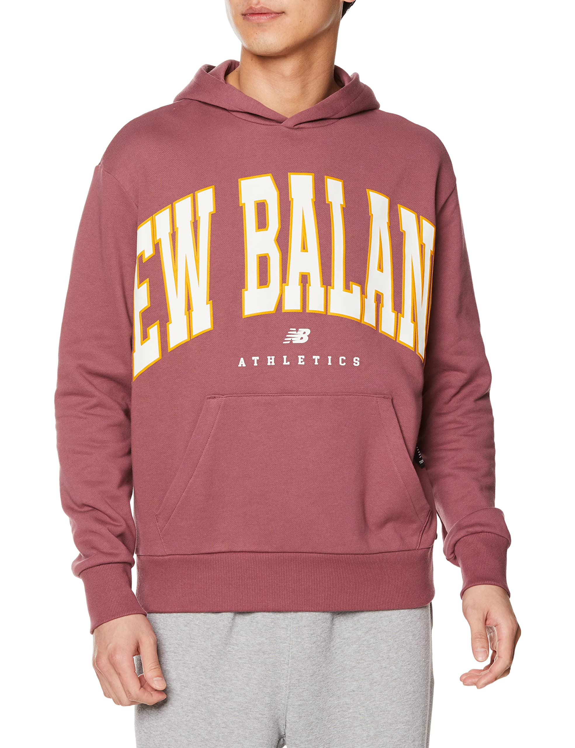 

Sweat Hoodie NB Athletics Warped Classics Sweat Hoodie WAD 0 [New Balance] (UT31550) (Washed Burgundy)