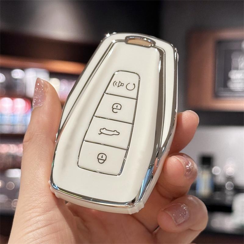 Autoschlüsselabdeckung für Geely Coolray X6 Geometry C Emgrand Global Kulrey Hawk GX7 Okavango Smart Remote Autozubehör