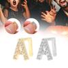 Capital Letter A Single Hip Hop False Tooth Halloween Festival Hip Hop Tooth Decoration Accessory