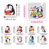 50 Non-Repeating Cute Cute Cute Penguin Pet Cartoon Waterproof Sticker Cute Pet Decorative Suitcase Pen