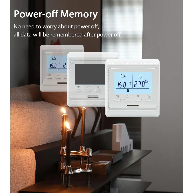 2025 New WiFi Programmable Thermostat Hot Floor 220V 16A Electric Home Floor Heating Temperature Controller APP Remote Control