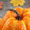 16pcs Artificial Foam Autumn Pumpkin Set Multi-Sized Decorative Pumpkins Thanksgiving Halloween Fall Decor Tabletop Centerpiece